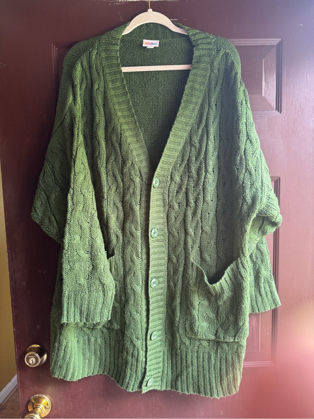 LuLaRoe Green Lucille Sweater Size Large 

Minor Piling On Entire Sweater